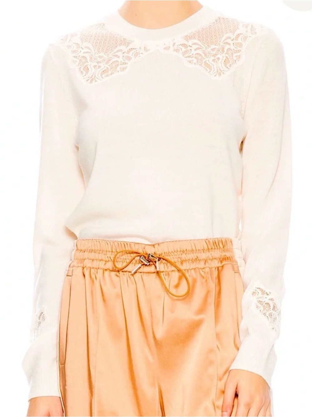 JONATHAN SIMKHAI Lace Sweater